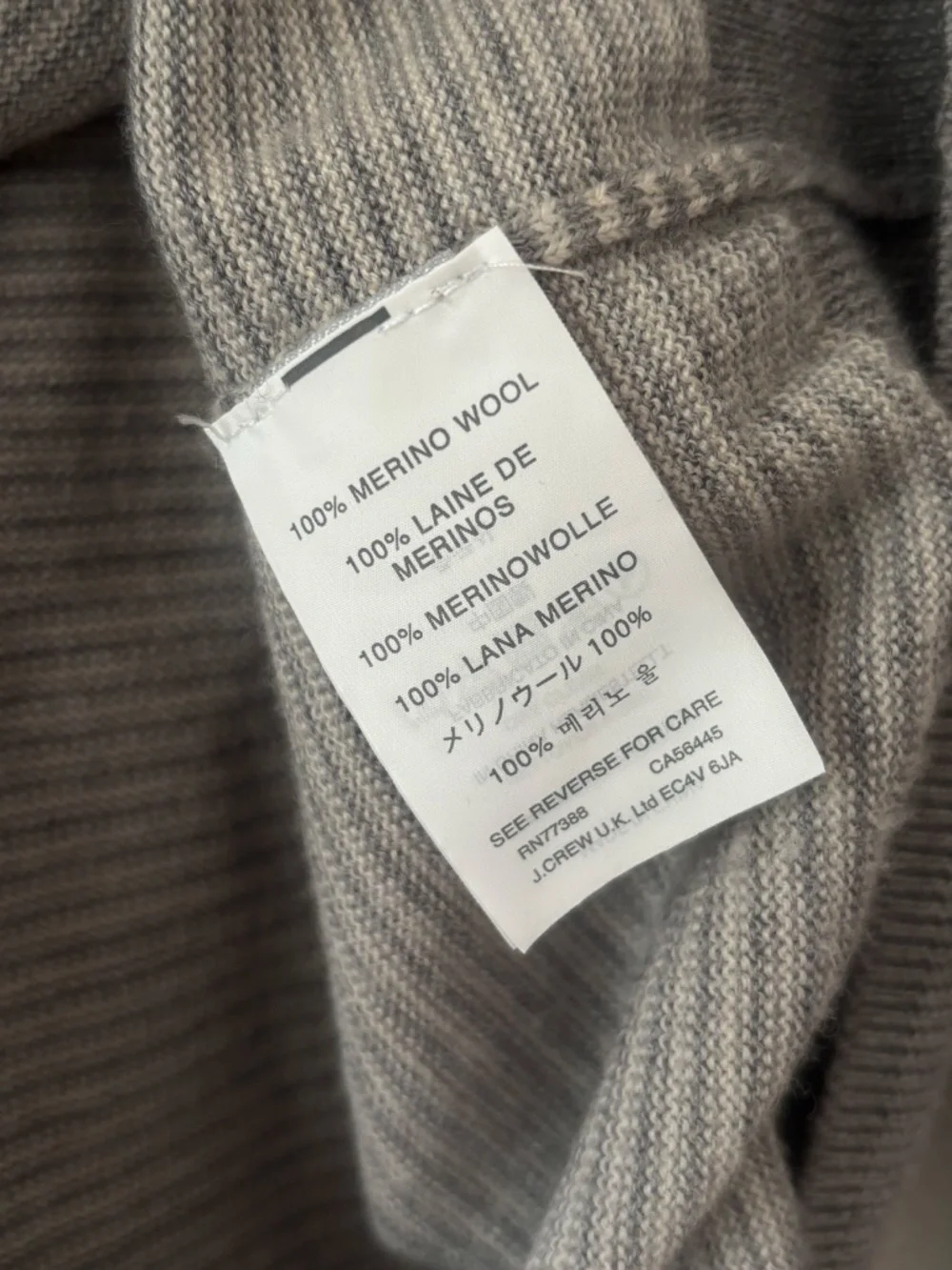 J.Crew Lightweight Merino Wool Sweater Large